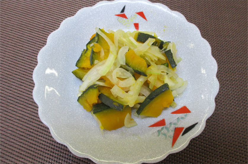 かぼちゃの甘酢和え
