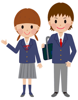 高校生のイラスト