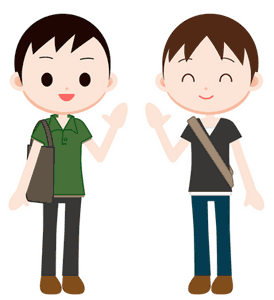 友達のイラスト